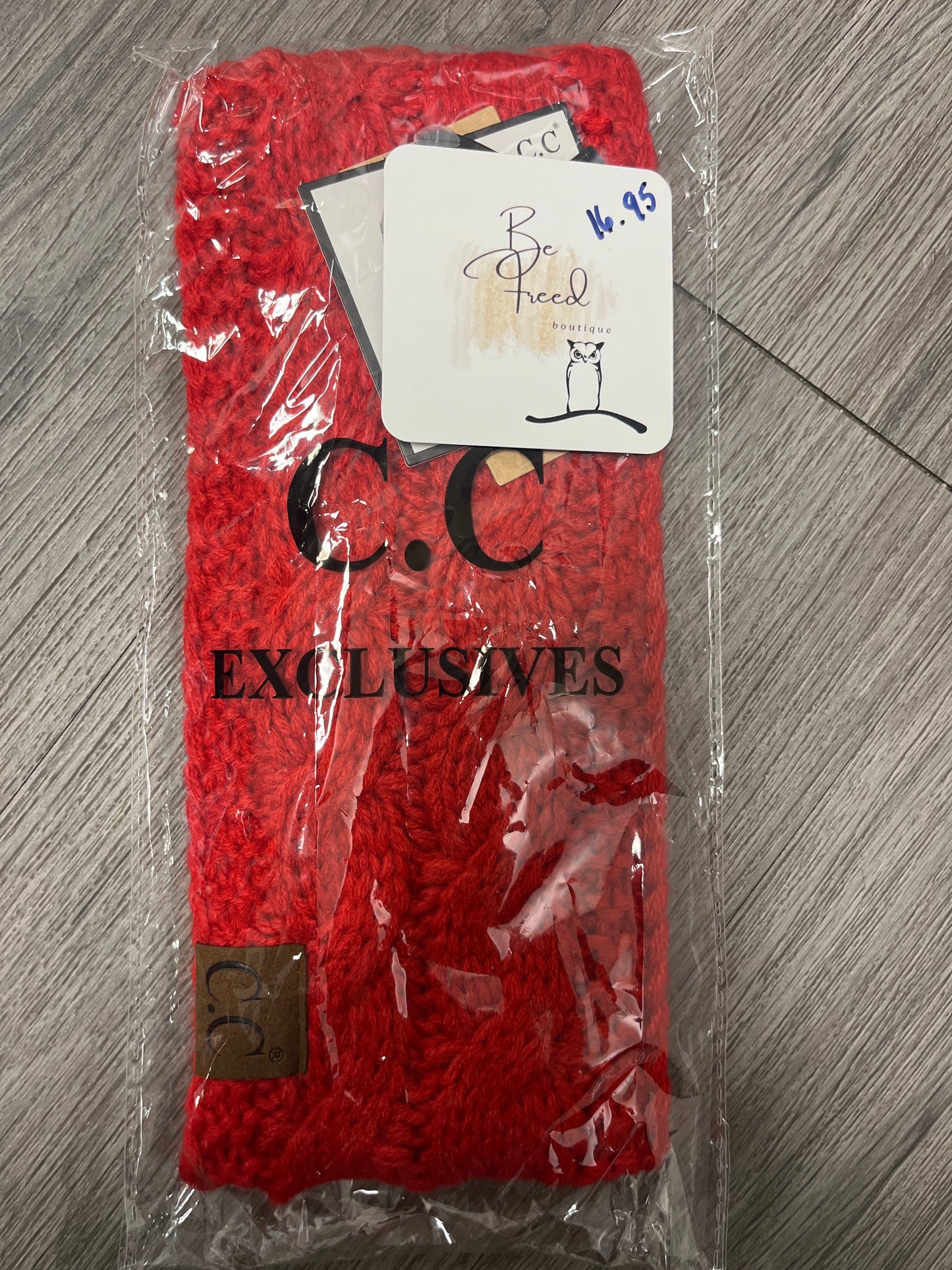 Red CC headband