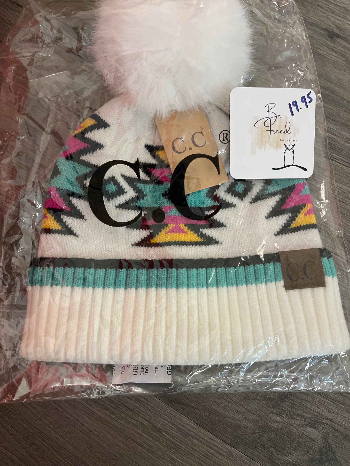 Cc puff top beanie