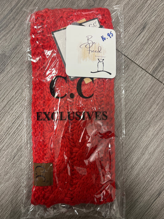 Red CC headband